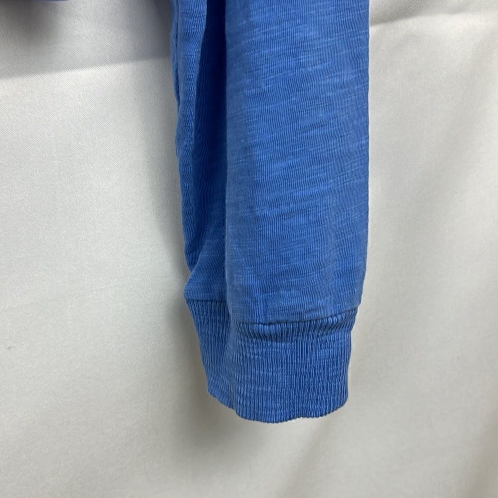 PINK Victoria’s Secret Blue Cropped Spirit Jersey size small. EUC - Picture 9 of 14